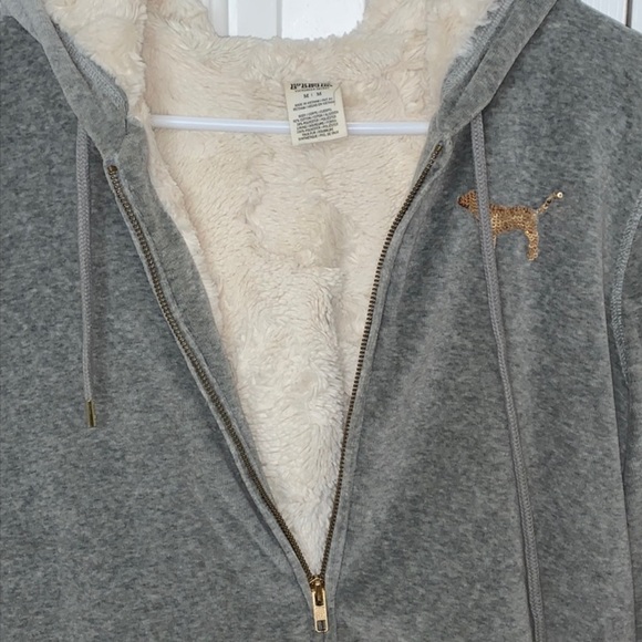 VS PINK BLING SHERPA JACKET - Picture 6 of 6